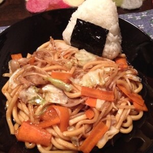 食欲増進！　　「焼肉のたれうどん」　　　♪♪